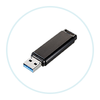 SP-320MN 対応メディアはUSBメモリーのみ