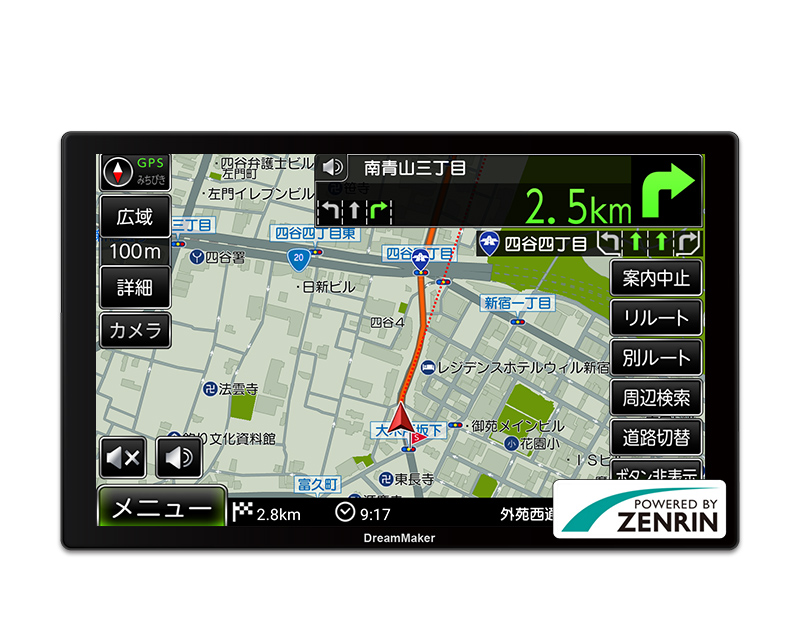 PN1019B 10.1インチポータブルナビゲーション