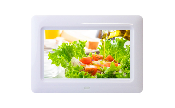 SP-070EL 7インチ ワイド液晶 電子POP デジタル写真たて 動画・静止画・音楽再生 スライドショー機能搭載