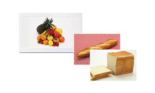 SP-101FM 電子POP 写真をスライドショーで見せることで動きのある広告を実現