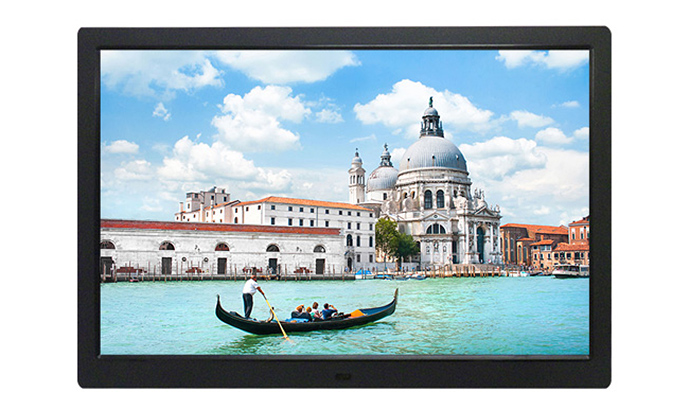 SP-154CM 15.4インチ液晶 電子POP デジタル写真たて 動画・静止画・音楽再生 スライドショー機能搭載