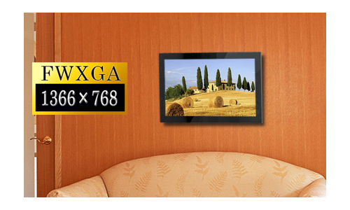 SP-185DM 電子POP WSVGA 1366×768の高精細液晶で美麗で臨場感ある映像コンテンツに