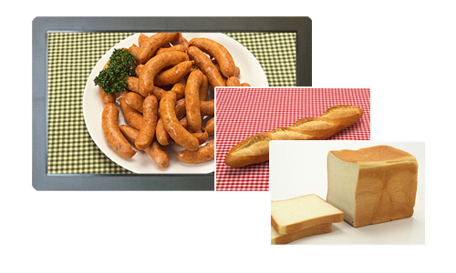 SP-215CM 電子POP 写真をスライドショーで見せることで動きのある広告を実現