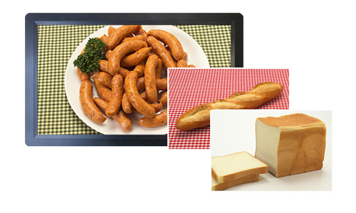 SP-240CM 電子POP 写真をスライドショーで見せることで動きのある広告を実現