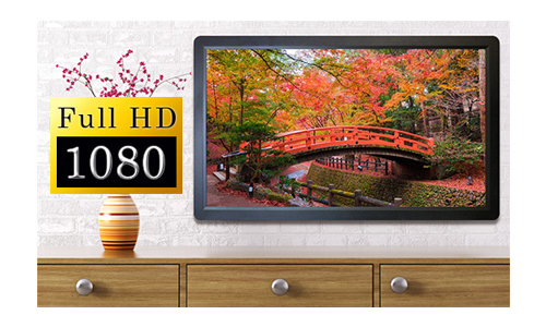 SP-270CM 電子POP FULL HD 1920×1080pixelの高精細液晶で美麗で臨場感ある映像コンテンツに